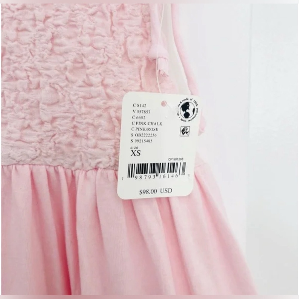 3011. FREE PEOPLE Sterling Maxi Dress in Pink Chalk NWT $98 - Picture 5 of 8